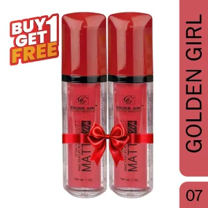 Golden Girl Studio Makeup Velvet Matte Attractive Lipstick – 07 (Buy 1 Get 1 Free)